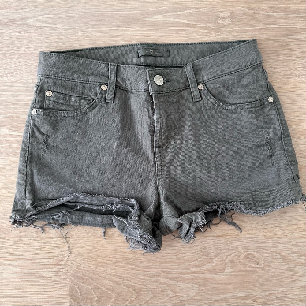 7 FOR ALL MANKIND - JEAN SHORTS - SIZE 26